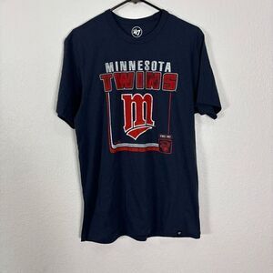 '47 Minnesota Twins Baseball Navy Blue Tshirt
